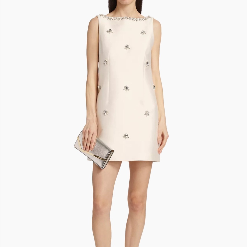 Sachin & Babi Marcella Beaded Mikado Sheath Dress - size 0